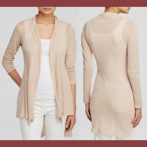 NWT $258 Eileen Fisher Shawl Collar Cardigan in Dune [SZ Medium ]‎